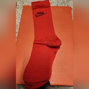 Nike Lego Bold Red Athletic Socks - Medium